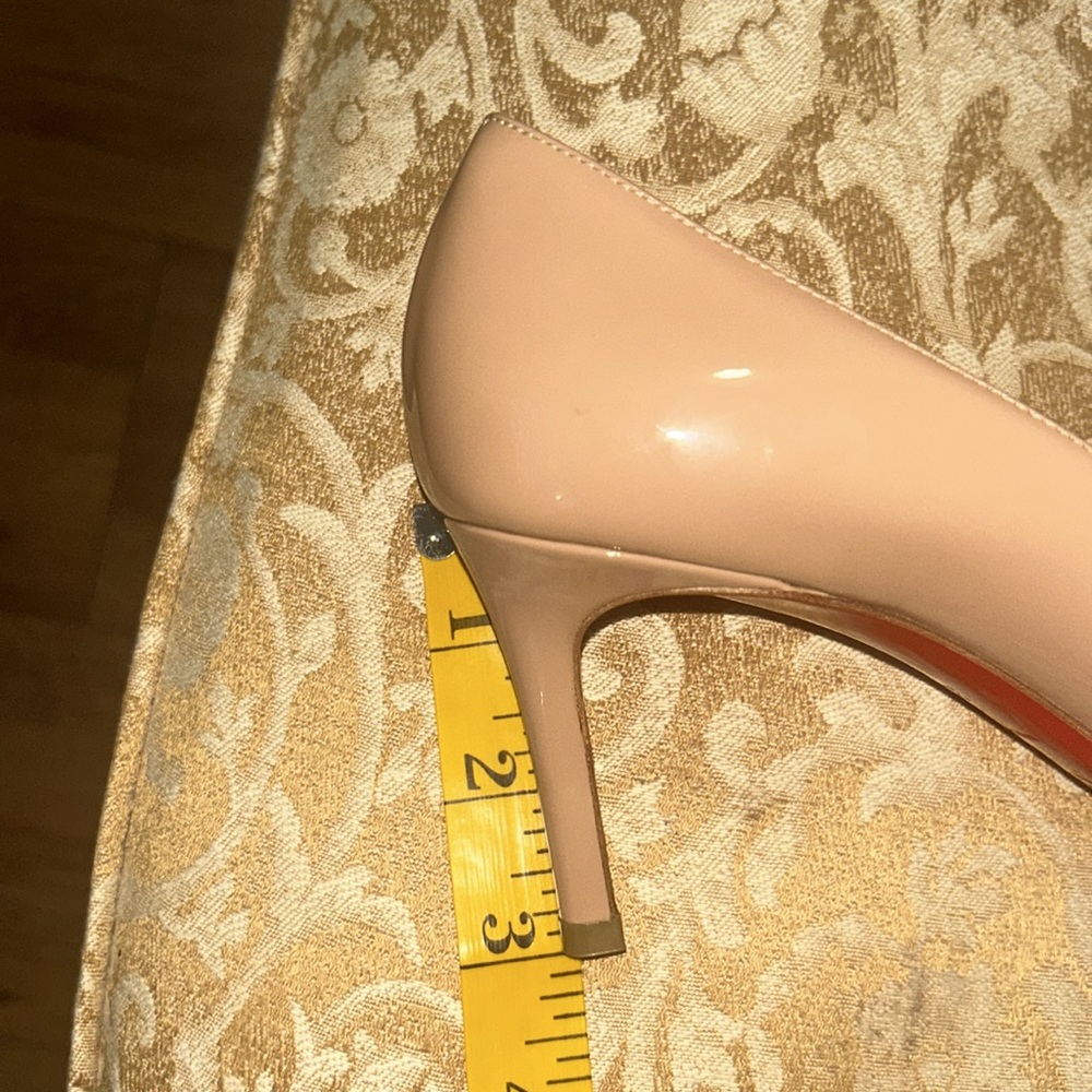 “REASONABLE OFFERS” CHRISTIAN LOUBOUTIN” Simple Pump 70 Patent Calf-Nude 6248 👠 - Picture 8 of 11